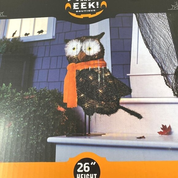 Target 26 In Light Up Owl Halloween Novelty Sculpture Light Hyde & EEK! Boutique - Picture 7 of 8